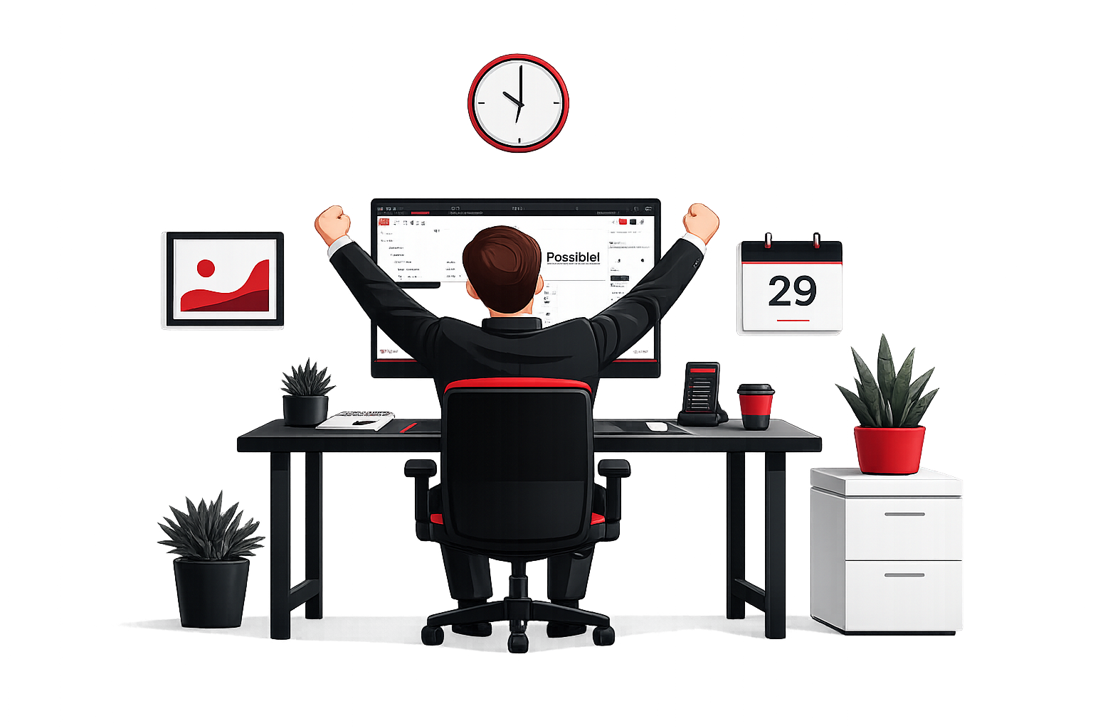 Business consultancy illustration